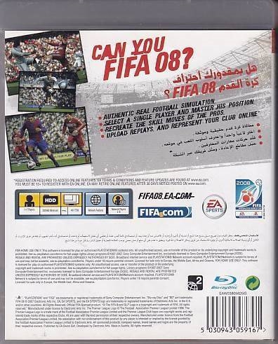 FIFA 08 - PS3 - (B Grade) (Genbrug)